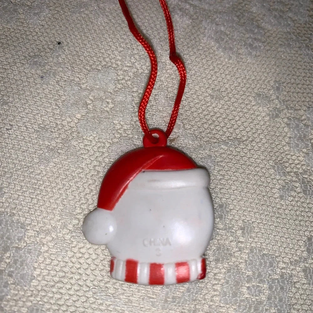 Koolaide looking Santa Necklace one inch rubber pendant